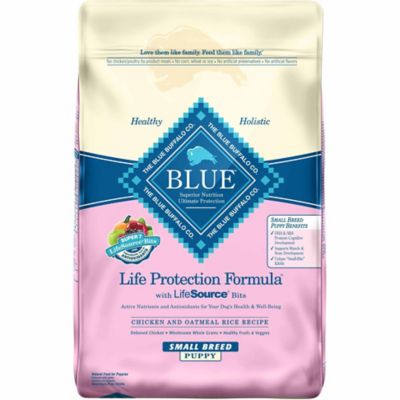 Blue Buffalo Life Protection Small Breed Puppy Chicken, Oatmeal and Brown Rice Recipe Dry Dog Food