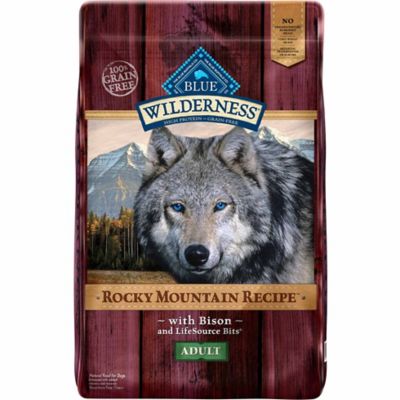 Blue Buffalo Wilderness Rocky Mountain Adult Bison Recipe Dry Dog Food