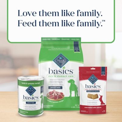 Image showing 8 th Blue Buffalo Basics Adult Grain-Free Limited Ingredient Lamb and Potato Recipe Dry Dog Food