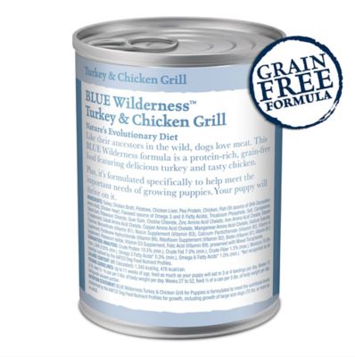 Image showing  High-Protein Puppy Turkey and Chicken Grill Wet Dog Food, 12.5 oz.