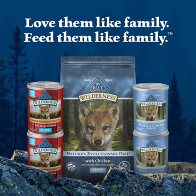 Image showing 8 th Blue Buffalo Wilderness High-Protein Puppy Turkey and Chicken Grill Wet Dog Food, 12.5 oz.