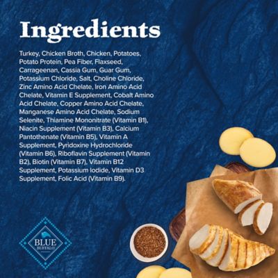 Image showing  High Protein, Natural Senior Wet Dog Food, Turkey & Chicken Grill 12.5-oz. Can