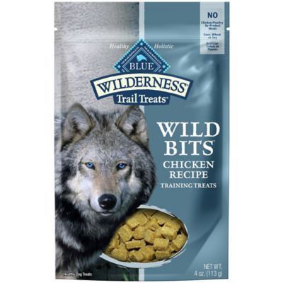 Blue Buffalo Wilderness Trail Treats Wild Bits High-Protein Grain-Free Chicken Flavor Soft-Moist Dog Training Treats, 4 oz.