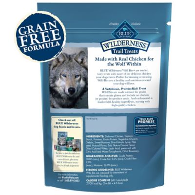 Image showing  Trail Treats Wild Bits High-Protein Grain-Free Chicken Flavor Soft-Moist Dog Training Treats, 4 oz.