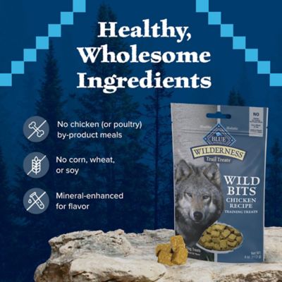 Image showing  Trail Treats Wild Bits High-Protein Grain-Free Chicken Flavor Soft-Moist Dog Training Treats, 4 oz.