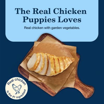 Image showing  Puppy Chicken Dinner with Garden Vegetables Wet Dog Food, 12.5 oz.
