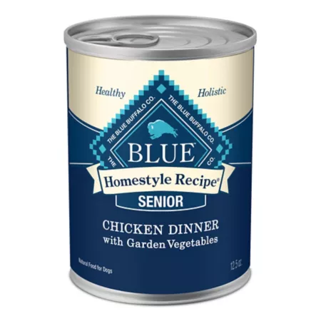 Blue Buffalo Homestyle Senior Chicken Dinner with Garden Vegetables Recipe Wet Dog Food 12.5 oz. Wet Dog Food