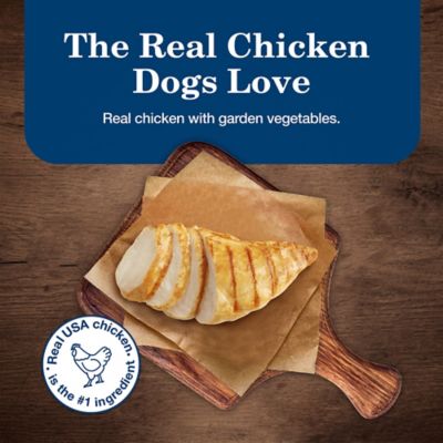 Image showing  Senior Chicken Dinner with Garden Vegetables Recipe Wet Dog Food, 12.5 oz.