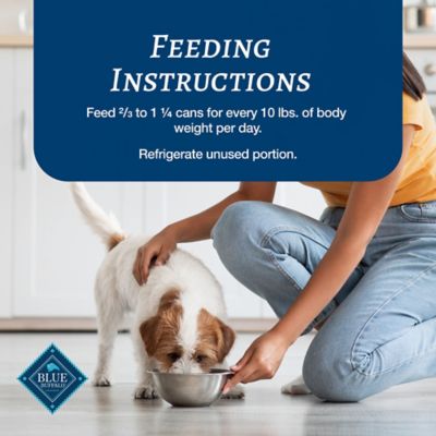 Image showing 9 th Blue Buffalo BLUE Family Favorites Sunday Chicken Adult Chicken Chunks Wet Dog Food, 12.5 oz. Can, Pack of 12