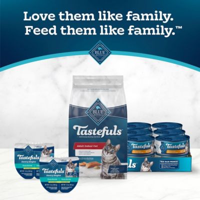 Image showing 7 th Blue Buffalo Tastefuls Adult Indoor Cat Salmon and Brown Rice Recipe Dry Cat Food