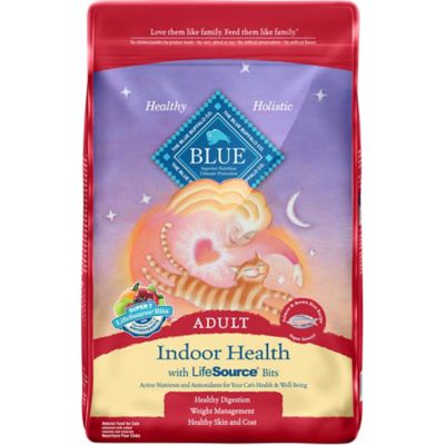 Blue Buffalo BLUE Adult Indoor Support Salmon and Brown Rice Recipe Dry Cat Food