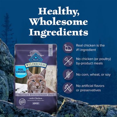 Image showing 5 th Blue Buffalo Wilderness High-Protein, Grain-Free Natural Dry Food for Adult Cats