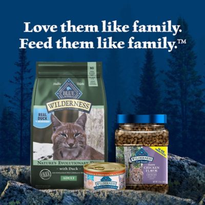 Image showing 8 th Blue Buffalo Wilderness Adult High- Protein Natural Duck Recipe Dry Cat Food