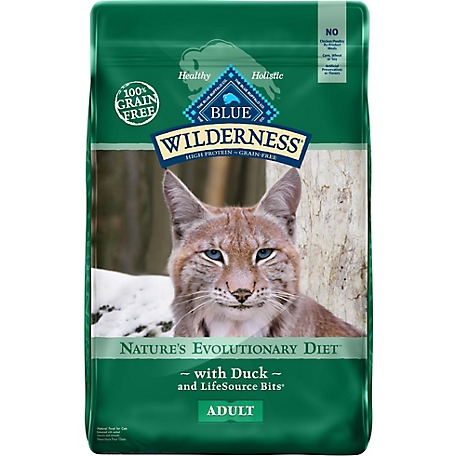 Blue Buffalo Wilderness Adult Grain-Free Duck Recipe Dry Cat Food