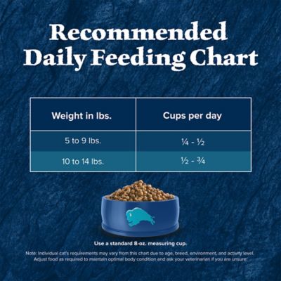 Image showing 9 th Blue Buffalo Wilderness Natural Adult Indoor High-Protein Grain-Free Salmon Recipe Dry Cat Food