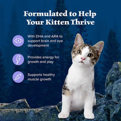 Image showing  Natural Kitten Indoor DHA and ARA High-Protein Grain-Free Chicken Recipe Dry Cat Food, 5 lb. Bag