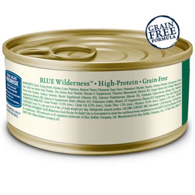 Image showing  Grain-Free Duck Recipe Wet Cat Food, 3 oz. Can