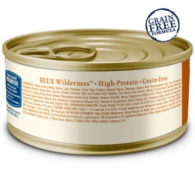 Image showing  Adult Natural High-Protein Grain-Free Turkey Pate Wet Cat Food, 5.5 oz.