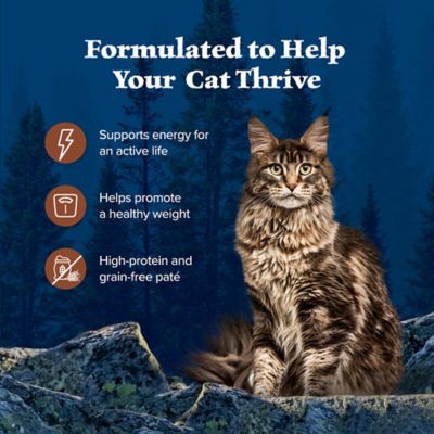 Image showing  Adult Natural High-Protein Grain-Free Turkey Pate Wet Cat Food, 5.5 oz.