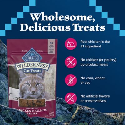 Image showing 6 th Blue Buffalo Wilderness Chicken and Salmon Cat Treats