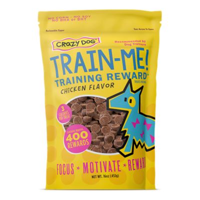 Crazy Dog Train-Me! Training Treats, Chicken Flavor, 16 oz.