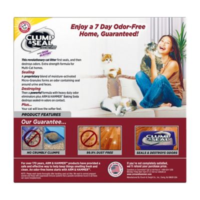 Image showing  Clump and Seal Multi-Cat Scented Clumping Clay Cat Litter