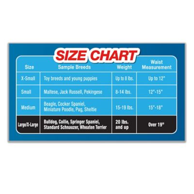 Image showing  Male or Female Disposable Dog Diapers, Large/Extra Large, 12 ct.