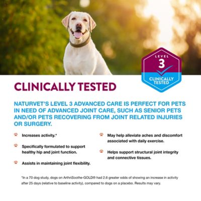 Image showing  ArthriSoothe-GOLD Joint Supplement Chewable Tablets for Dogs, Level 3