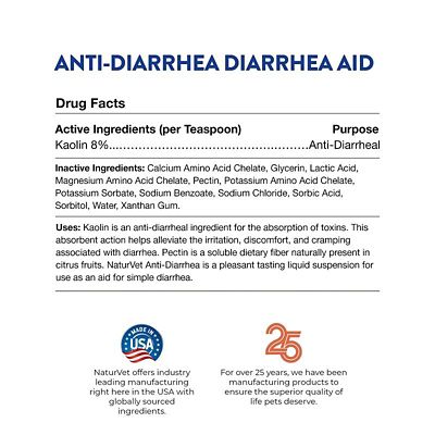 Image showing  Anti-Diarrhea Aid with Kaolin Liquid Supplement for Cats and Dogs, 8 oz.
