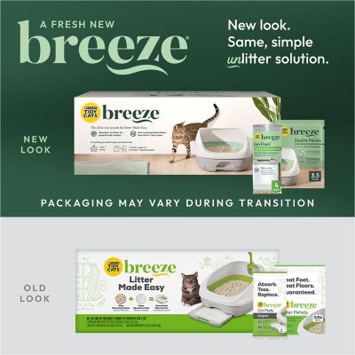 Image showing  Breeze Litter Box System Starter Kit with Pads and Pellets