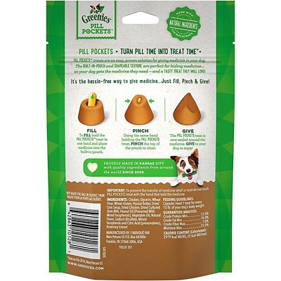 Image showing  Pill Pockets Peanut Butter Flavor Capsule Pill Hiding Treats for Dogs