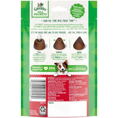 Image showing  Pill Pockets Hickory Smoke Flavor Tablet Pill Hiding Treats for Dogs