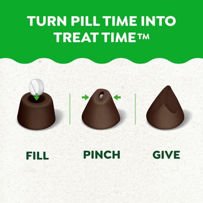 Image showing  Pill Pockets Hickory Smoke Flavor Tablet Pill Hiding Treats for Dogs