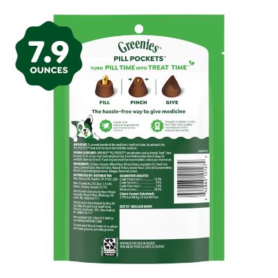 Image showing 9 th Greenies Pill Pockets Hickory Smoke Flavor Capsule Pill Hiding Treats for Dogs