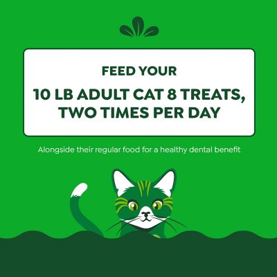 Image showing 7 th Greenies Chicken Flavor Adult Natural Dental Care Cat Treats, 4.6 oz.