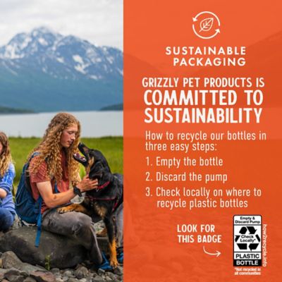 Image showing 7 th Grizzly Salmon Oil for Dogs 16 oz. Pump