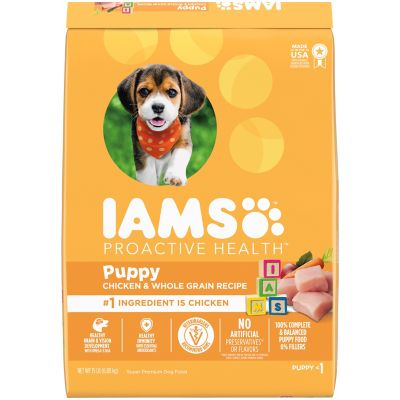 Iams Smart Puppy Dry Dog Food with Real Chicken I highly recommend the nutrition, flavor and variety of Iams dog foods!!!