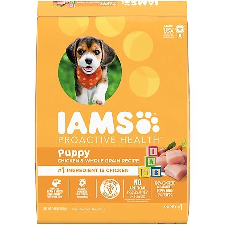Iams Smart Puppy Dry Dog Food with Real Chicken