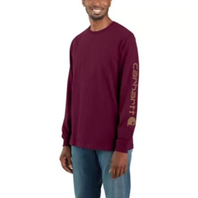Image showing 0 th Carhartt Men's Long-Sleeve Graphic Logo T-Shirt