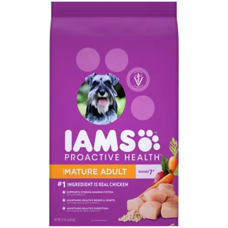 Iams ProActive Health Adult Mature Chicken Recipe Dry Dog Food 15 lb Bag Dry Dog Food