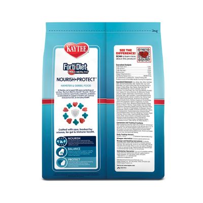 Image showing 9 th Kaytee FortiDiet Pro Health Hamster & Gerbil Food, 3 lb. Bag