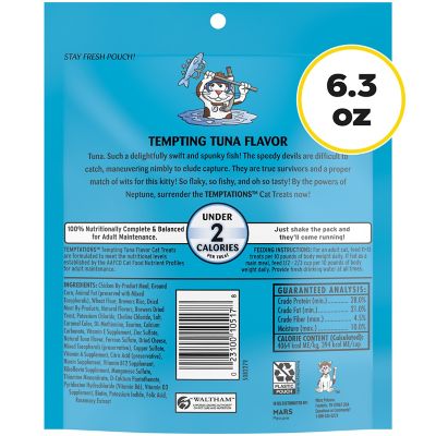 Image showing  Tempting Tuna Flavor Crunchy and Soft Cat Treats, 6.3 oz.