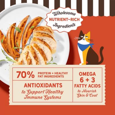 Image showing  Purrfect Bistro Adult Indoor/Outdoor Grain-Free Real Chicken and Sweet Potato Recipe Dry Cat Food