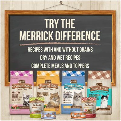 Image showing 7 th Merrick Purrfect Bistro Grain Free Real Salmon & Sweet Potato Recipe Dry Cat Food