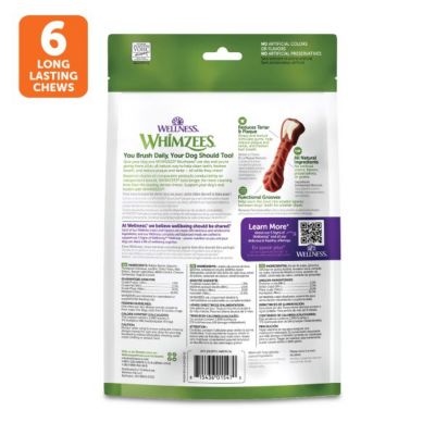 Image showing  Brushzees Natural Dental Dog Treats, Large Size, 6 ct.