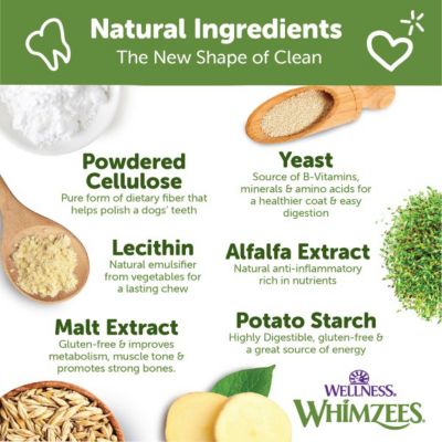 Image showing  Brushzees Natural Dental Dog Treats, Large Size, 6 ct.