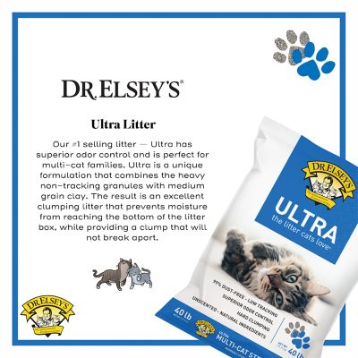 Image showing  Ultra UnScented Clumping Clay Cat Litter