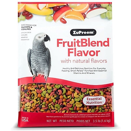 ZuPreem FruitBlend Pet Bird Seed for Parrots and Conures, 3.5 lb.