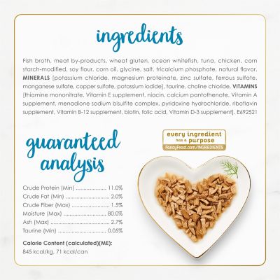 Image showing 5 th Purina Fancy Feast Grilled Ocean Whitefish & Tuna Feast In Gravy Gourmet Cat Food, 3 oz., 24 ct.