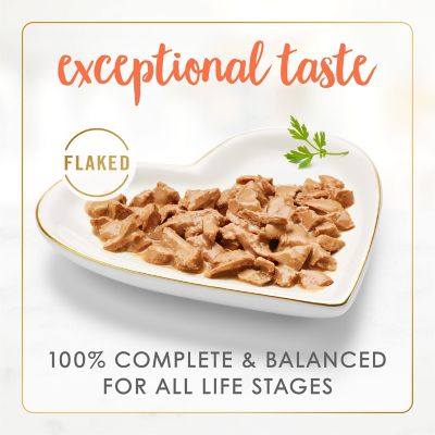 Image showing  Flaked Chicken and Tuna Feast Wet Cat Food, 3 oz.
